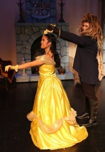 belle dancing with beast